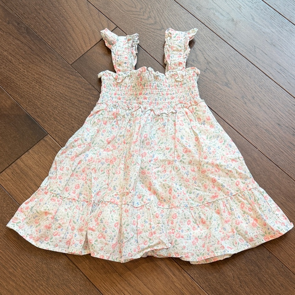 Janie and Jack Floral Girls Kids Dress 18 to 24 Months C17-025